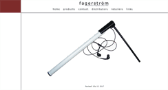 Desktop Screenshot of fagerstrom.com